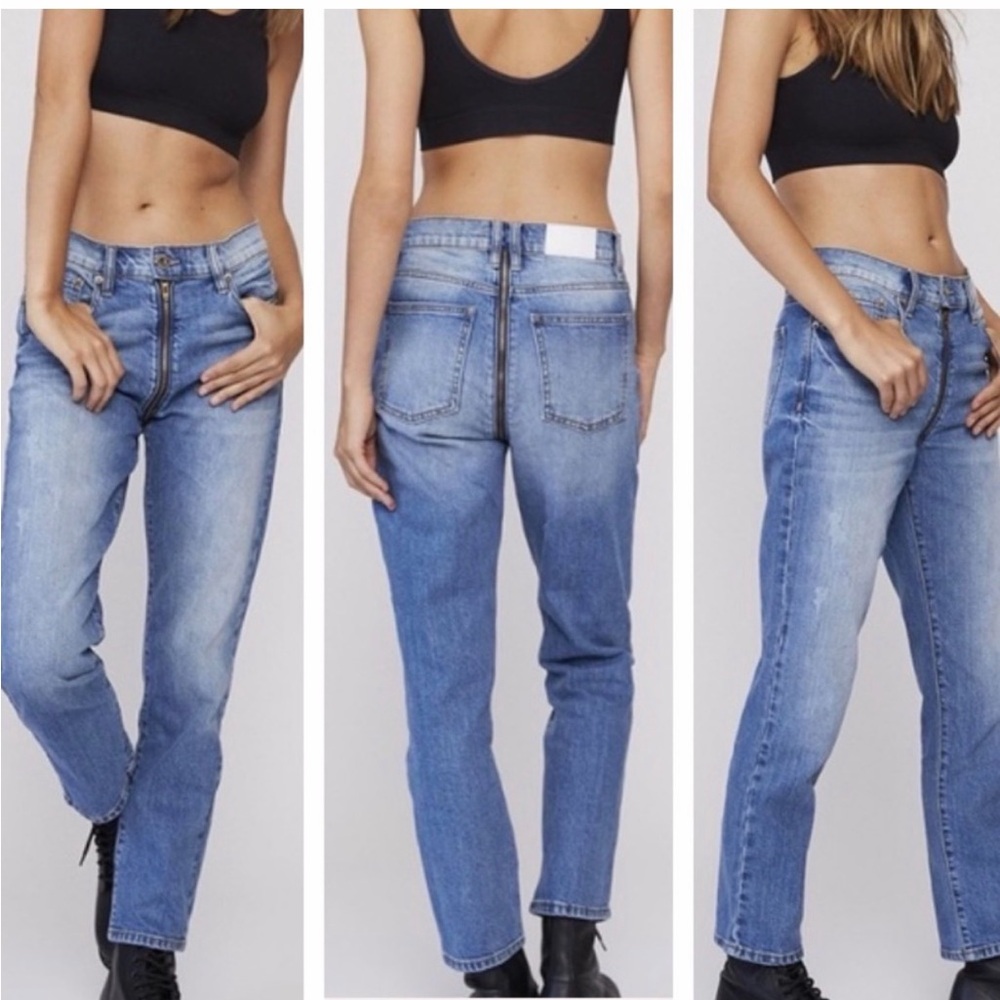 NWT Pistola Zip Around Denim Jeans Size 26‎ So Smooth